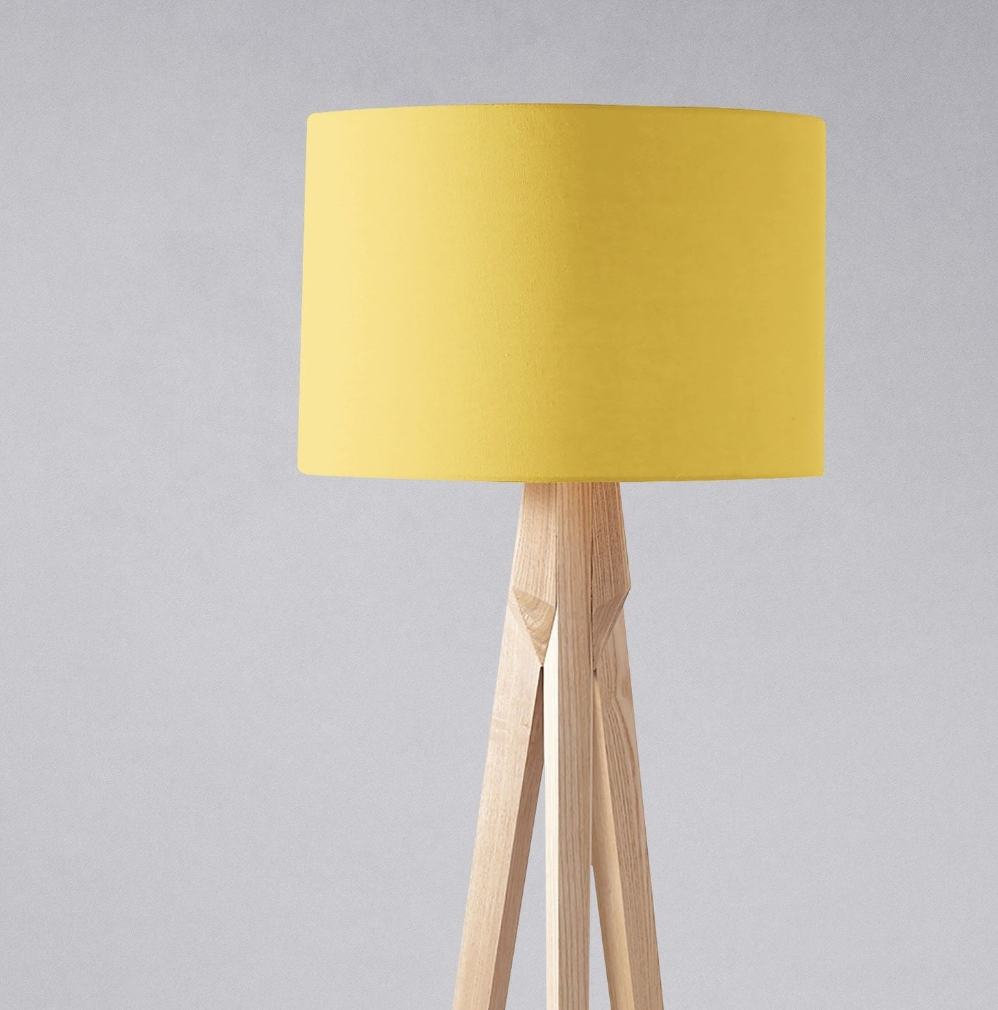 Plain Pale Yellow Lampshade, Ceiling or Table Lamp Shade Shadow bright