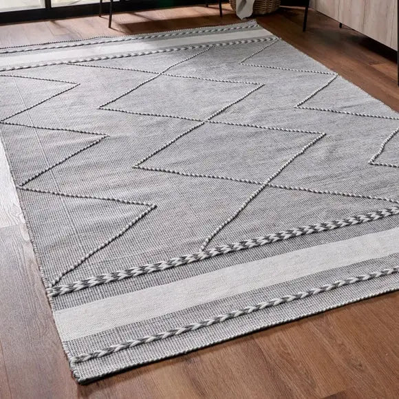 Plaited Stripe Indoor Outdoor Rug Dunelm