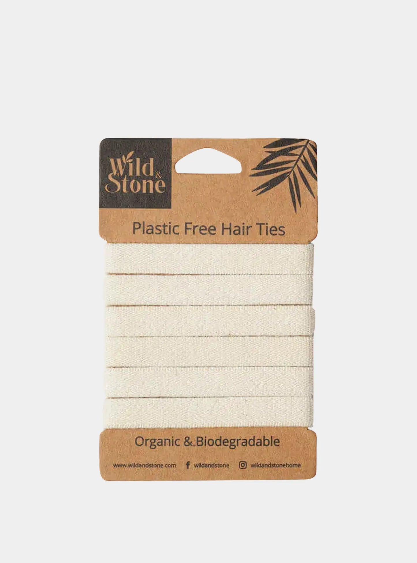 Plastic Free Hair Ties - 6 Pack - Blonde Wild And Stone