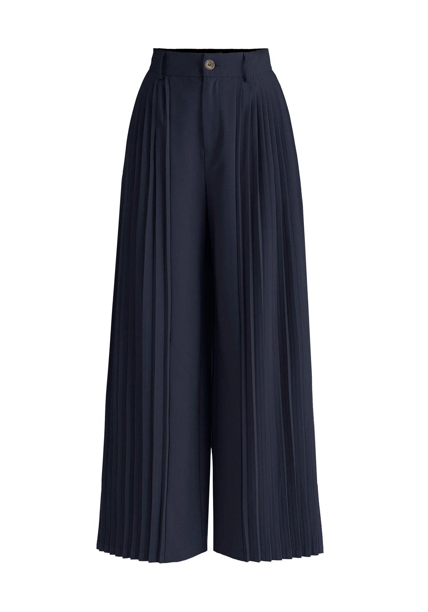 Pleated Wide Leg Trousers Paisie