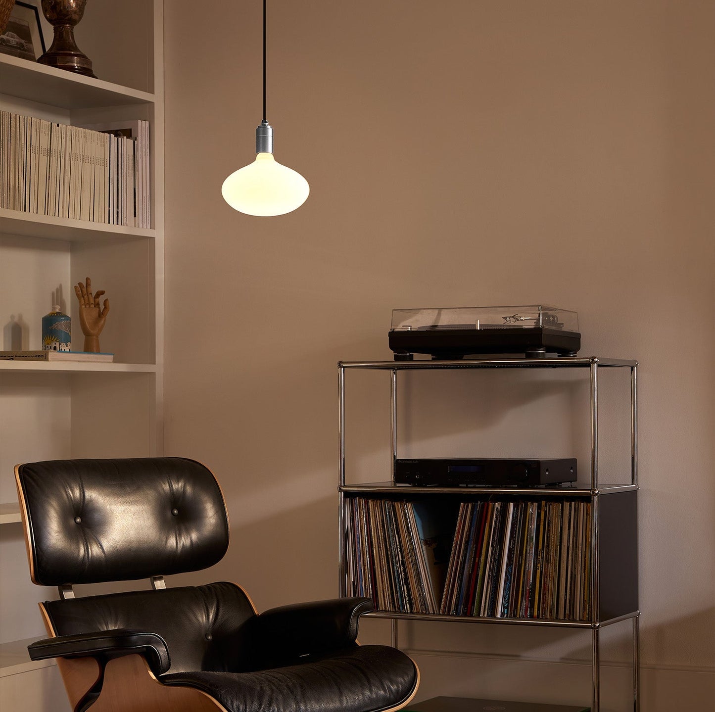 Oval II Plug-In Pendant Light in Stainless Steel Tala