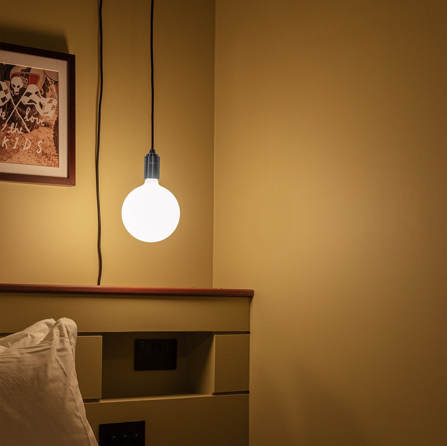 Sphere IV Plug-In Pendant Light in Stainless Steel Tala