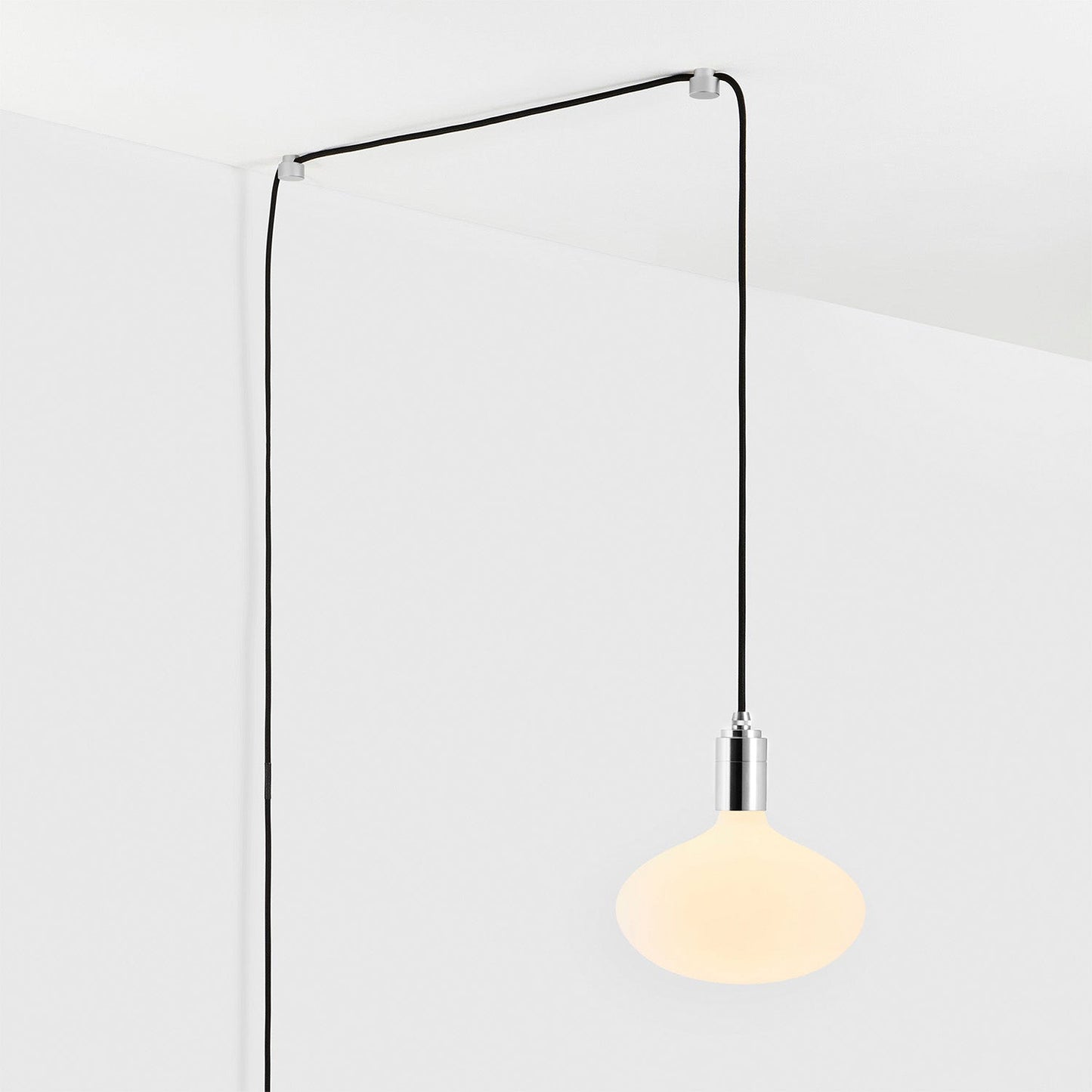 Oval II Plug-In Pendant Light in Stainless Steel Tala