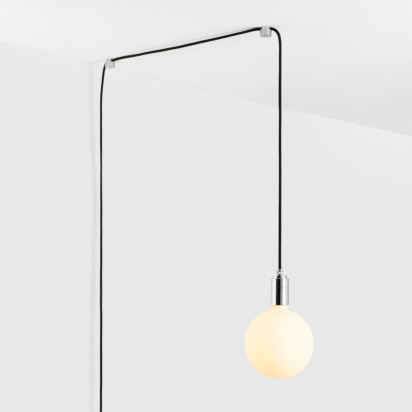 Sphere IV Plug-In Pendant Light in Stainless Steel Tala