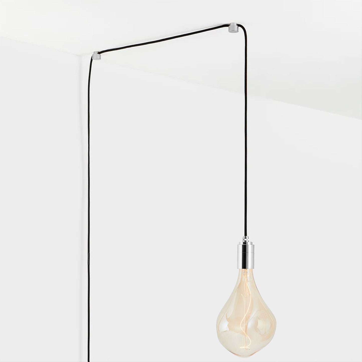 Voronoi III Plug-In Pendant Light in Stainless Steel Tala