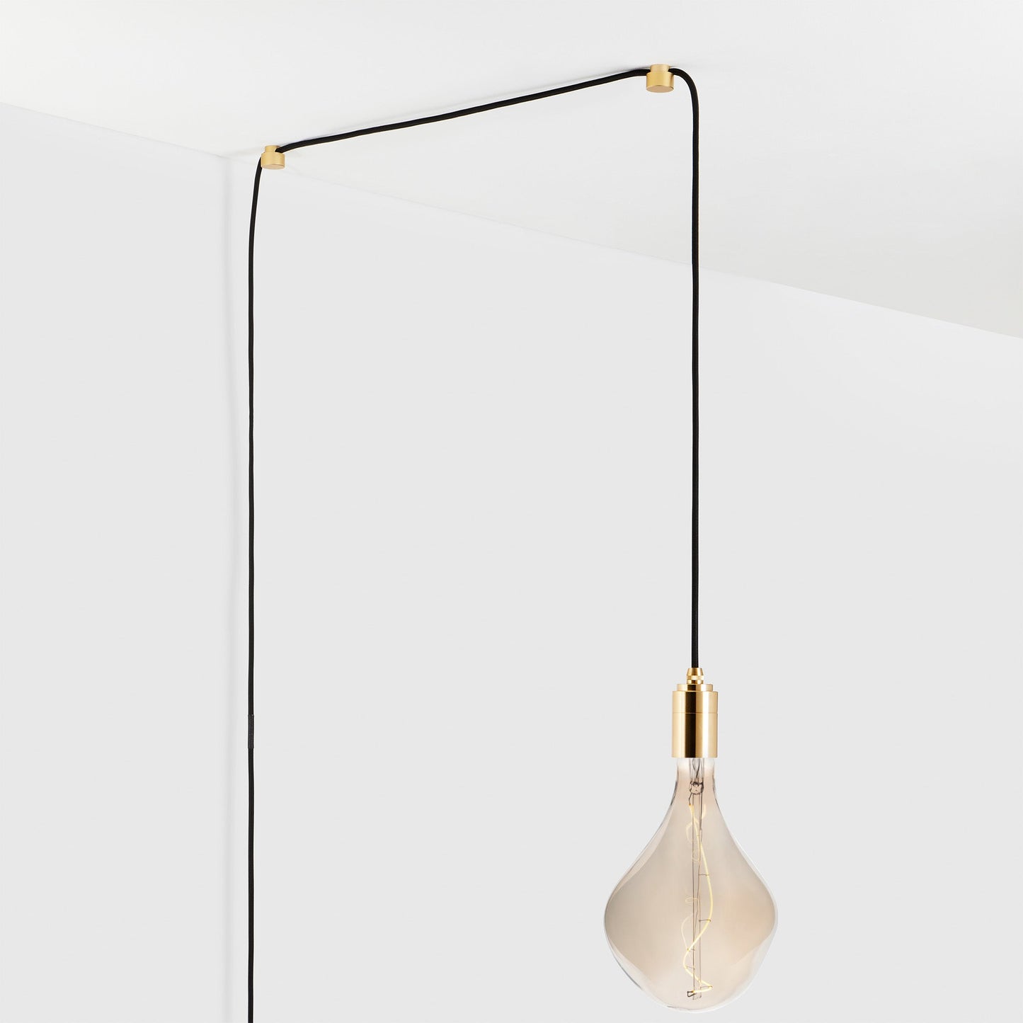 Voronoi II Plug-In Pendant in Brass Tala