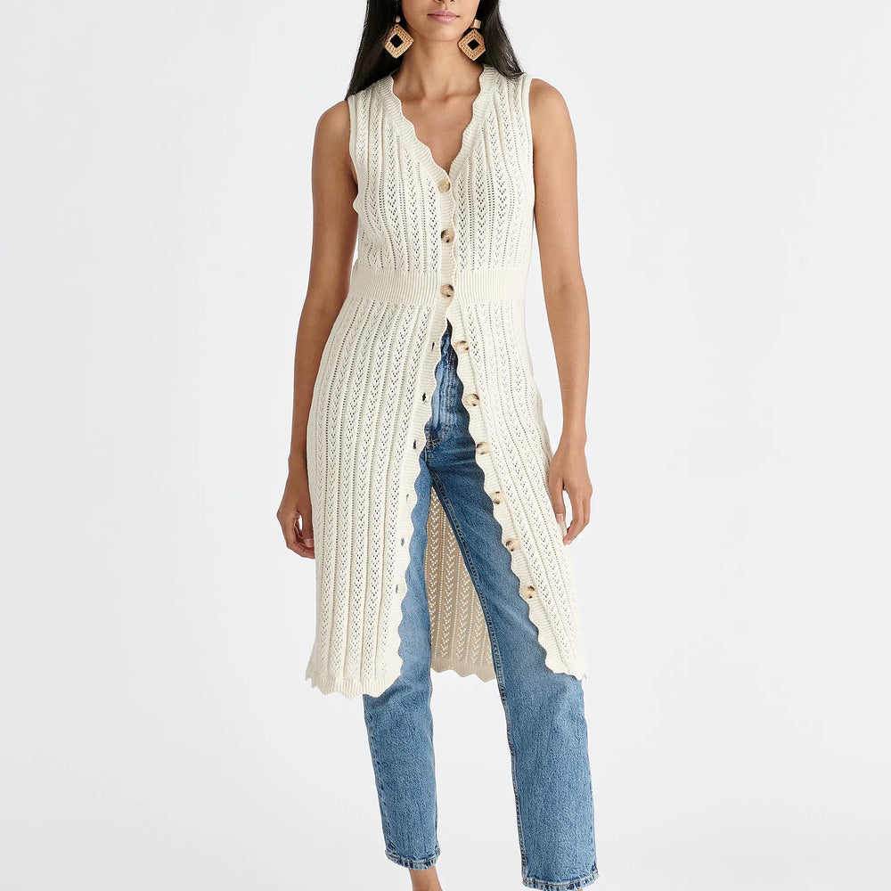 Pointelle Knitted Dress Paisie