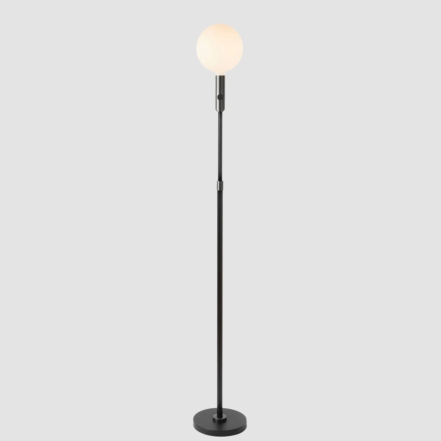 Poise Adjustable Floor Lamp in Graphite + Sphere V Tala