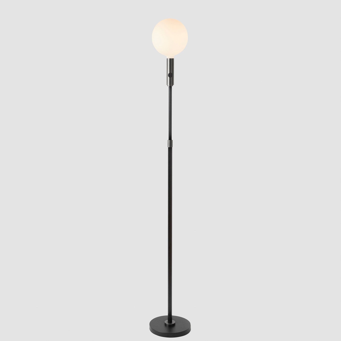 Poise Adjustable Floor Lamp in Graphite + Sphere V Tala