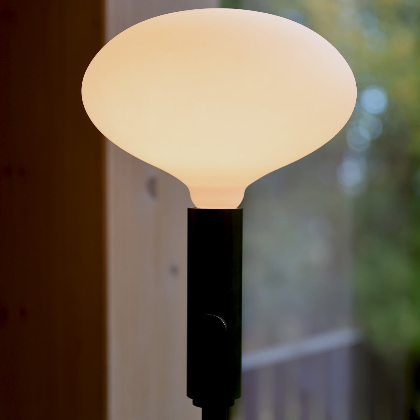 Poise Adjustable Floor Lamp in Graphite + Oval II Tala