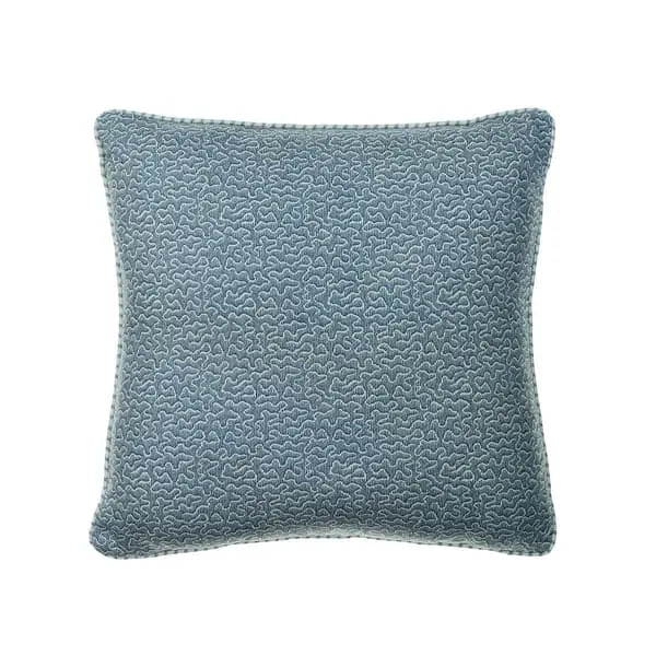 Pollen Denim, Sustainable Feather, Cushion Eco-conscious & Linen Blend & Viscose Blend Small Prints Andrew Martin