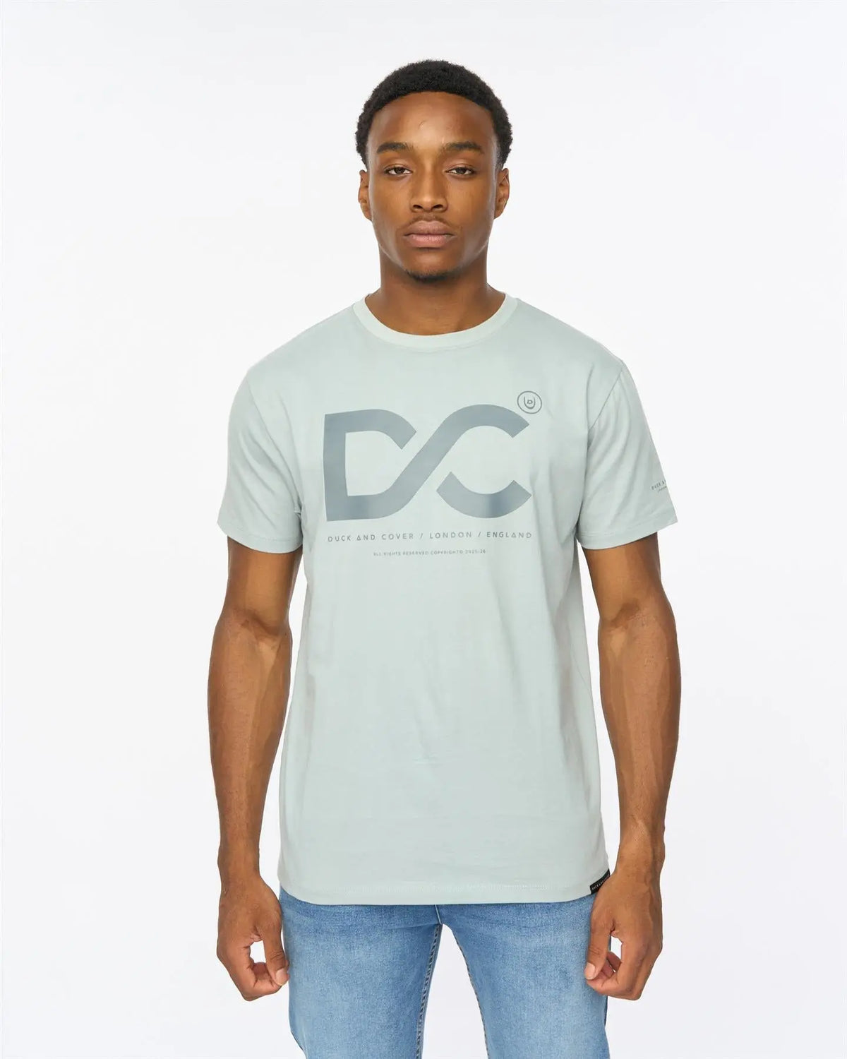 Polymoore Heavy T-Shirt Steel Blue Duck and Cover