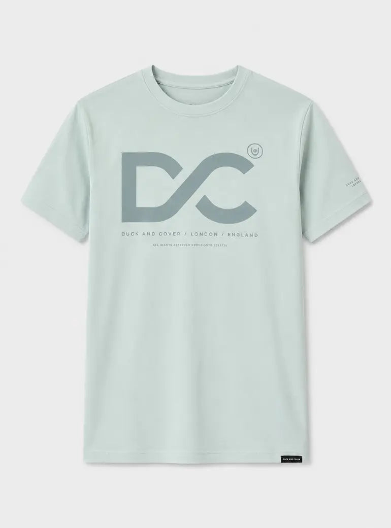 Polymoore Heavy T-Shirt Steel Blue Duck and Cover