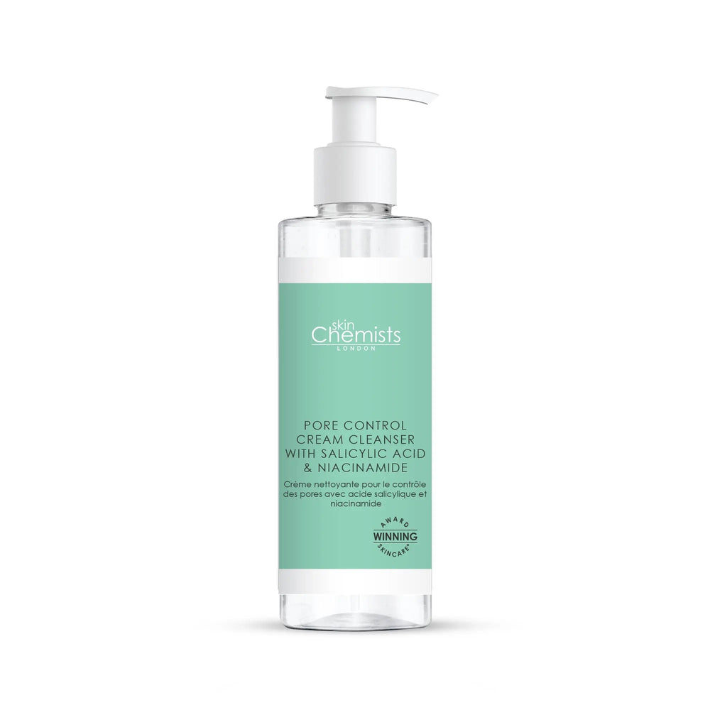 Pore Control Cream Cleanser with Salicylic Acid & Niacinamide 200ml skinChemists
