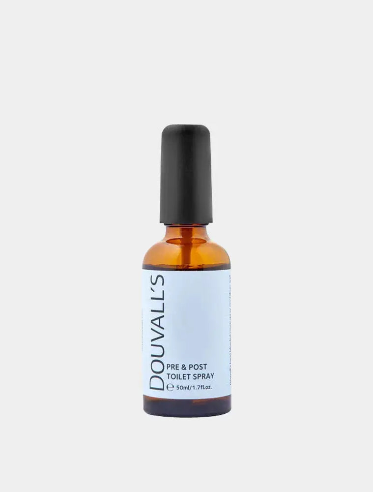 Pre & Post Toilet Spray 50ml | Hand Blended with Natural Essential oils Douvalls Beauty
