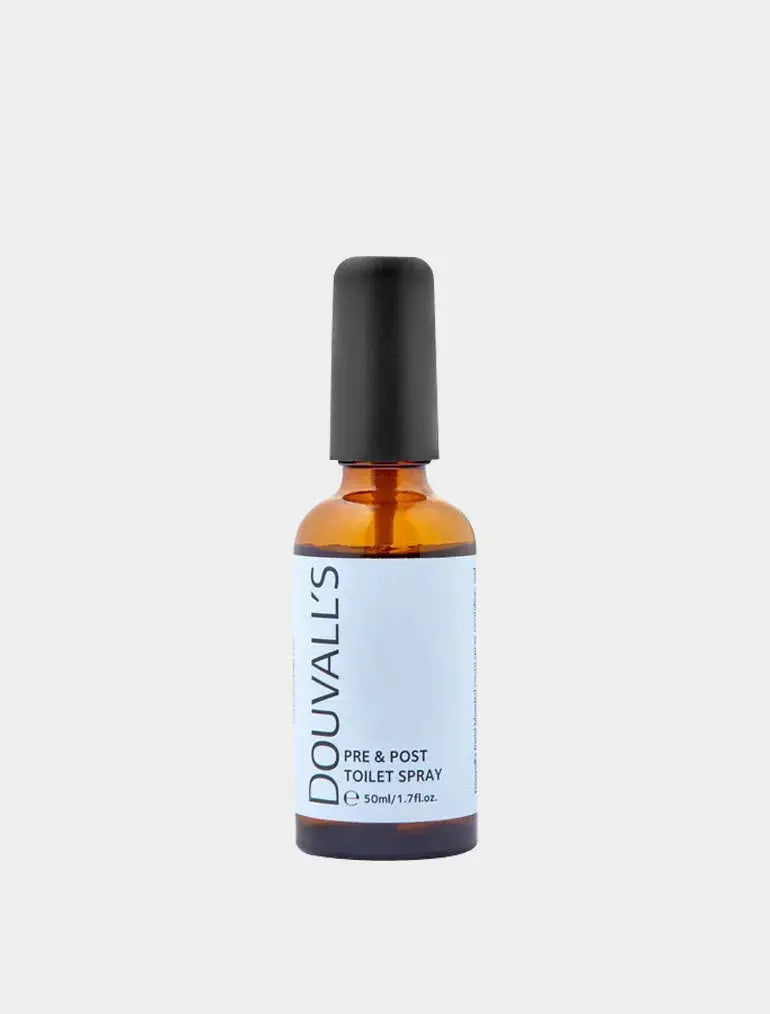 Pre & Post Toilet Spray 50ml | Hand Blended with Natural Essential oils Douvalls Beauty