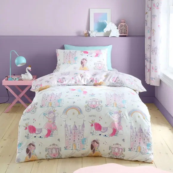 Princess Duvet Cover and Pillowcase Set Dunelm