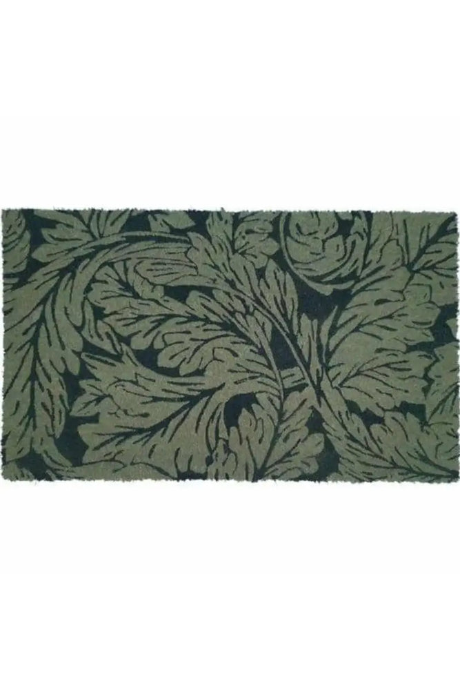 Printed Coir Doormats Floral 45X75 cm The Rugs