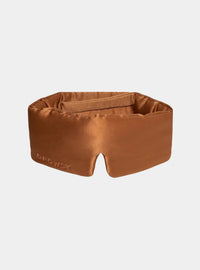 Pumpkin Spice Mulberry Silk Sleep Mask drowsysleepco