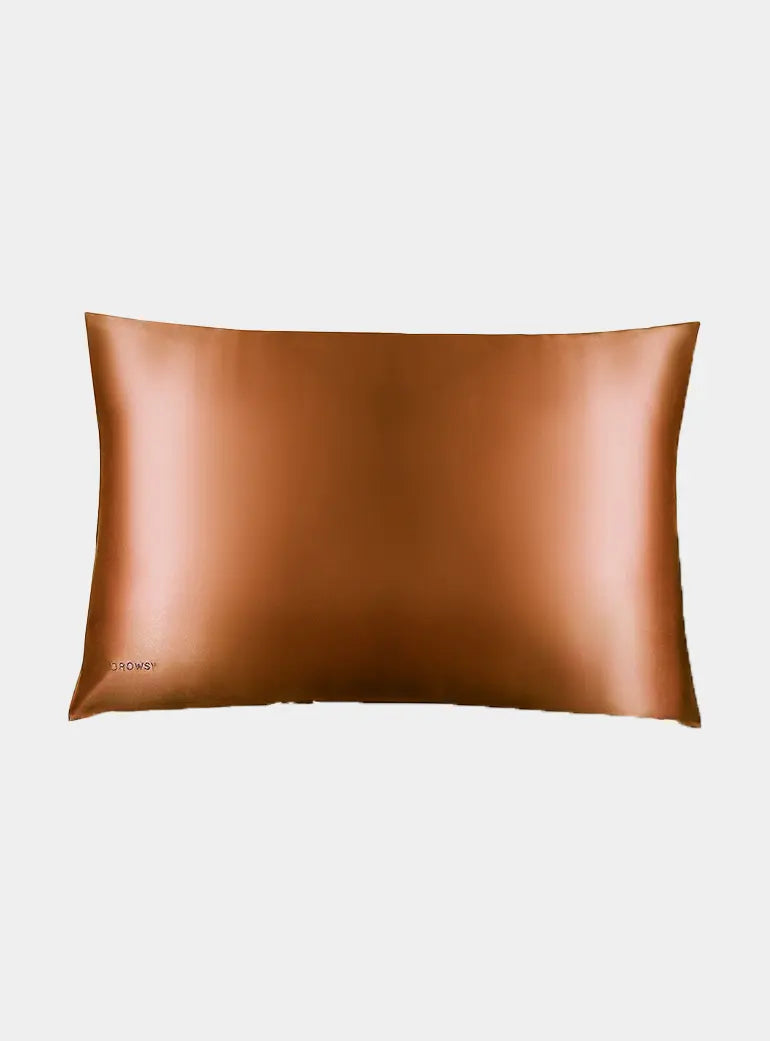 Pumpkin Spice Silk Pillowcase drowsysleepco