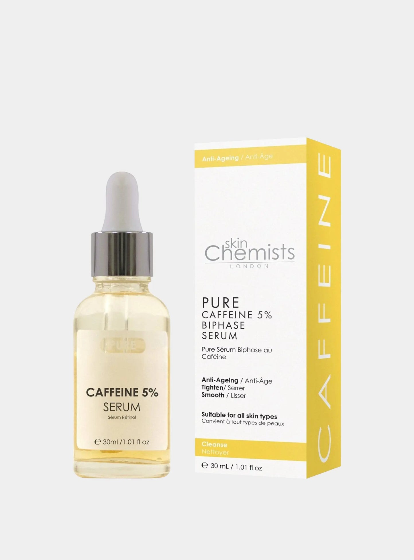 Pure Caffeine 5% Biphase Serum 30ml skinChemists