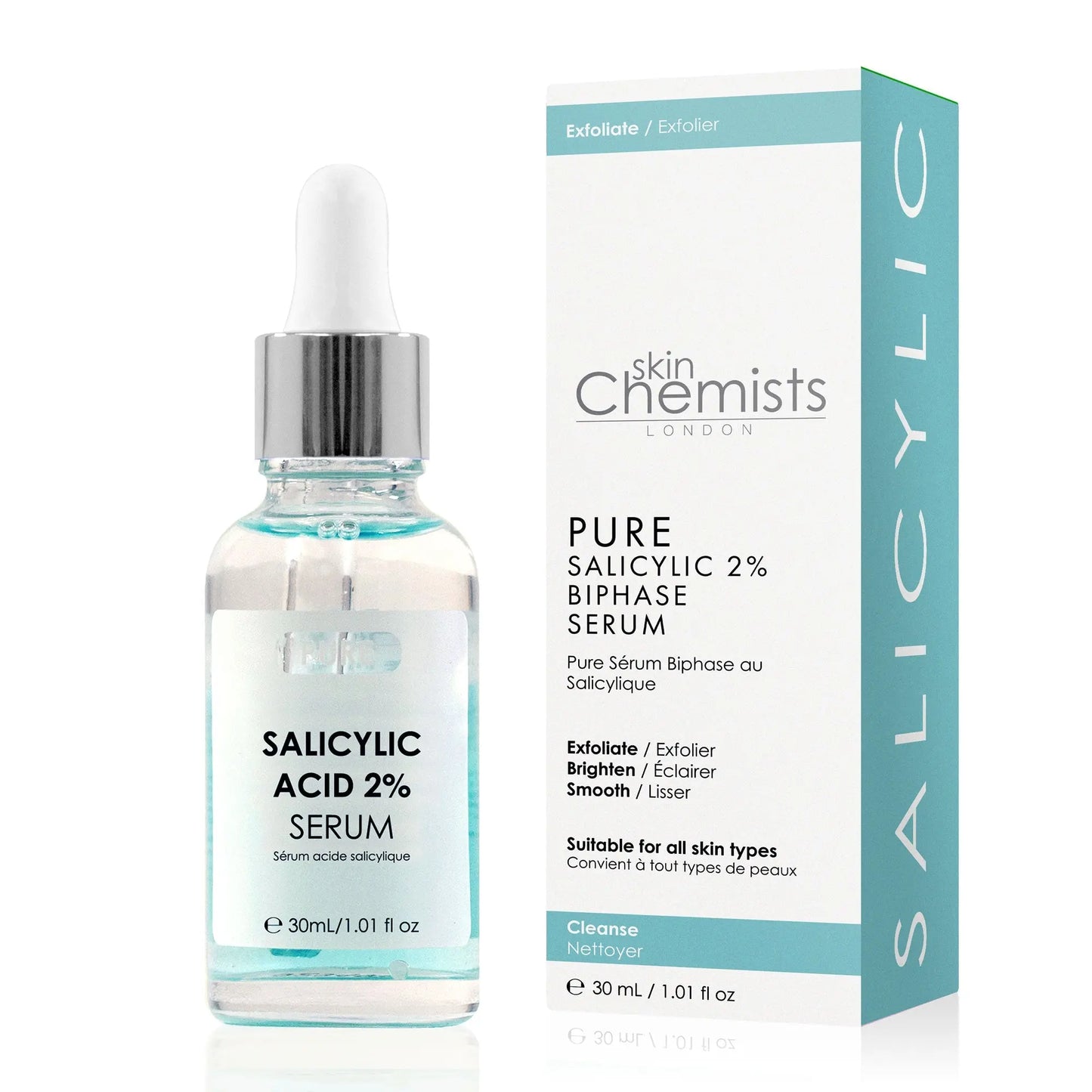 Pure Salicylic 2% Biphase Serum 30ml skinChemists