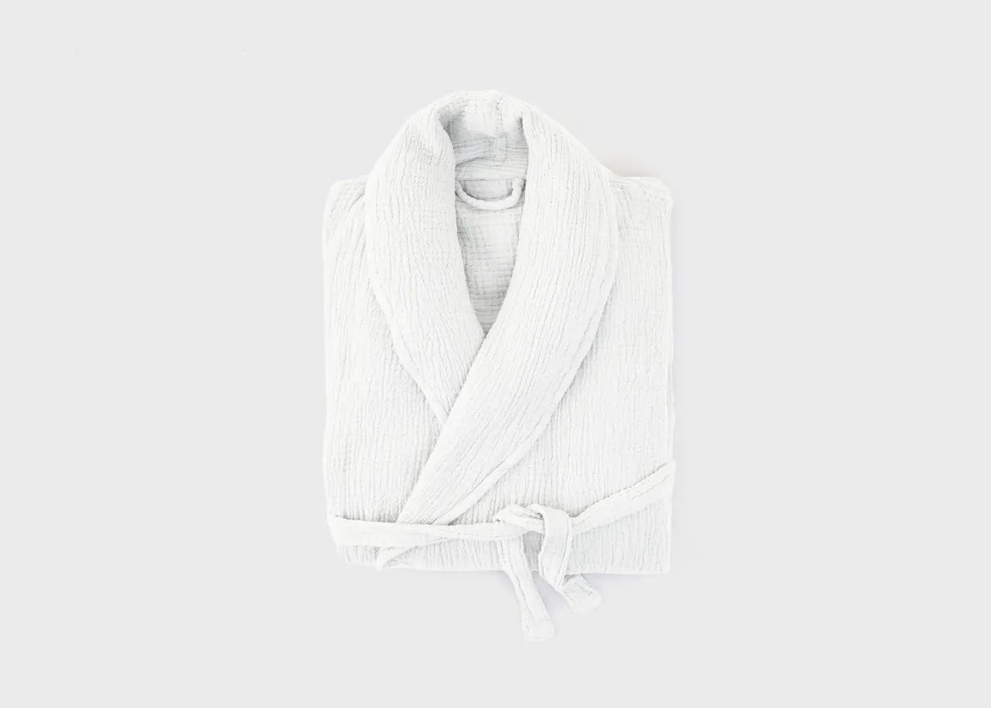 Pure White Soft Muslin Robe Simba