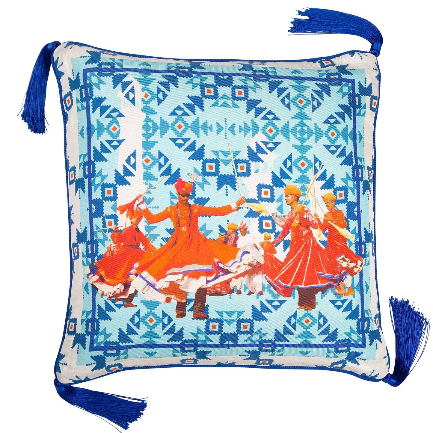 Pushkar Silk Cushion Bivain