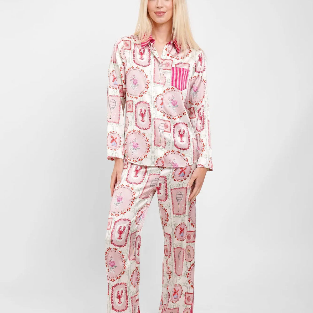 Pyjama Set / "The Hamptons" Jessica Russell Flint