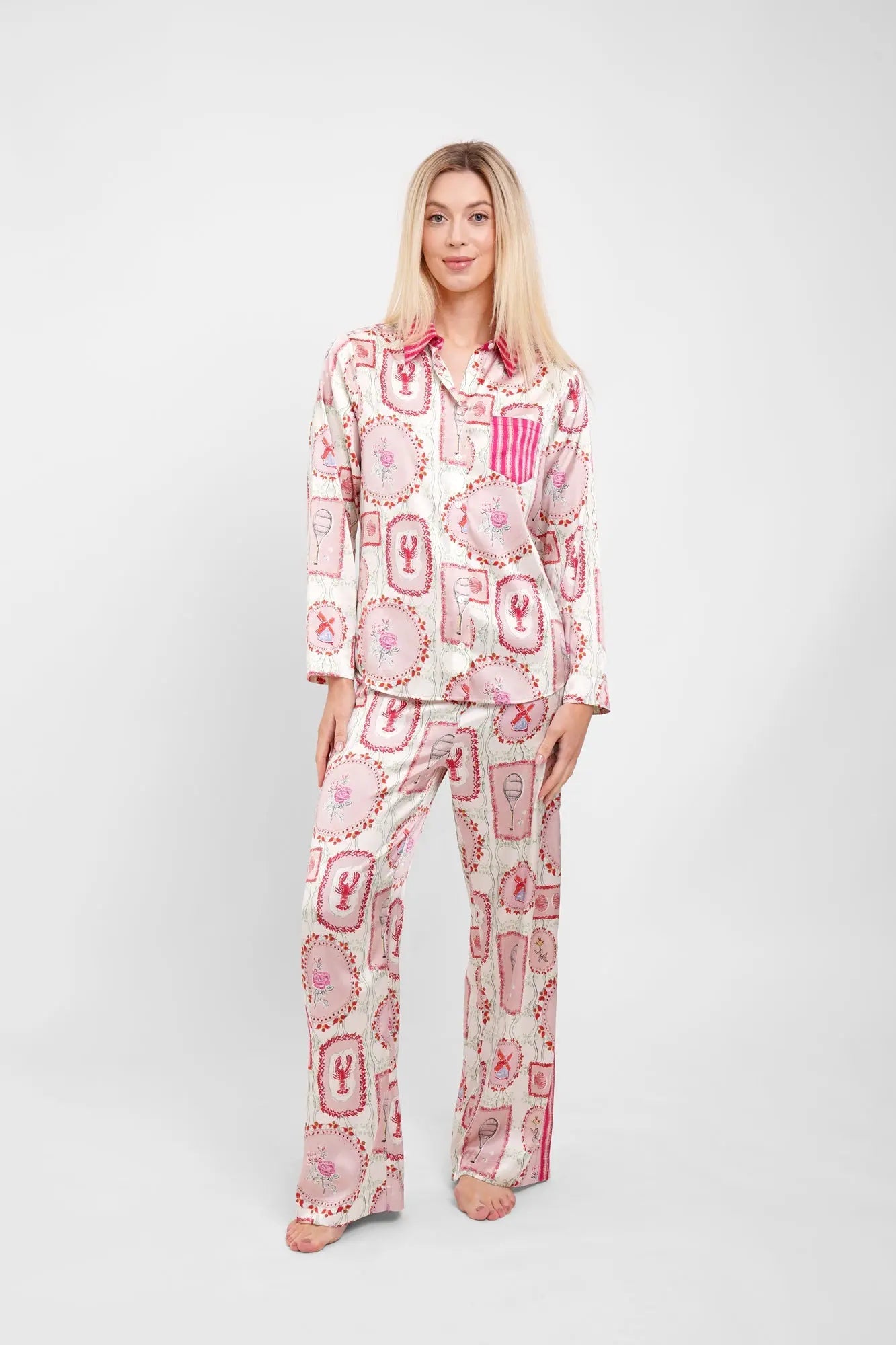 Pyjama Set / "The Hamptons" Jessica Russell Flint