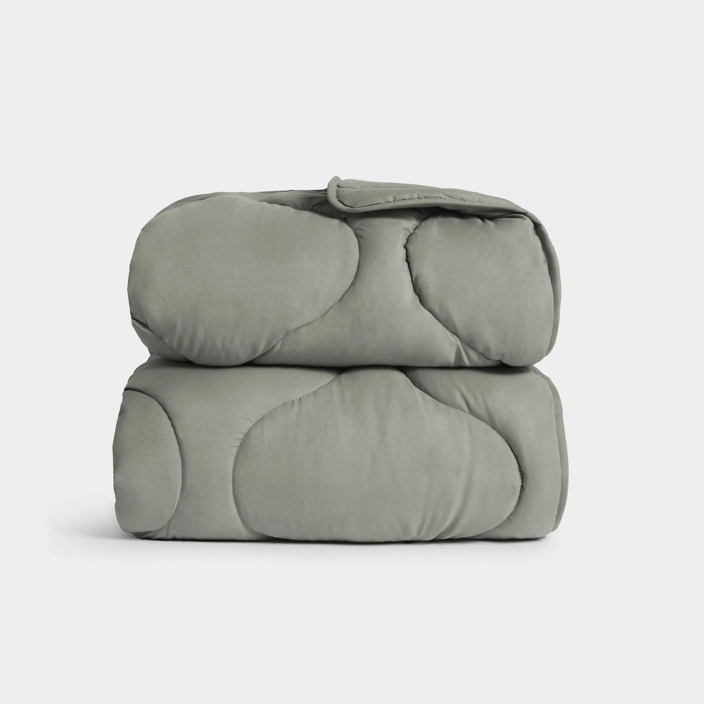 Quilted Snuggle Blanket in Grey Ethical Bedding™