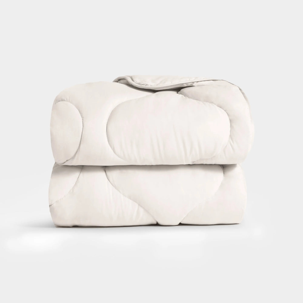 Quilted Snuggle Blanket in Wheat Ethical Bedding™