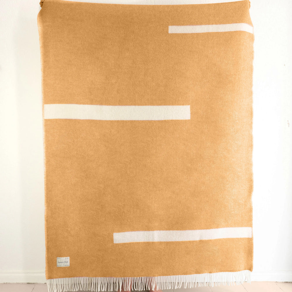 RIVER Dusty Grain Blanket Forestry Wool