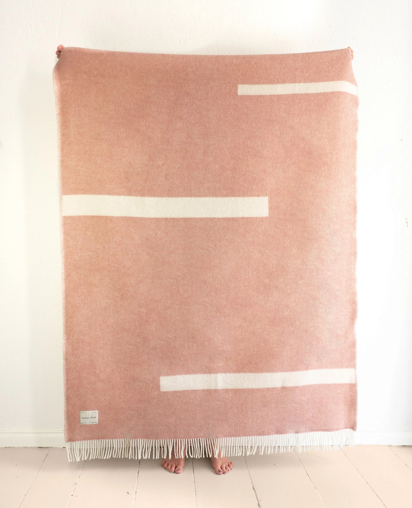 RIVER Dusty Pink Blanket Forestry Wool