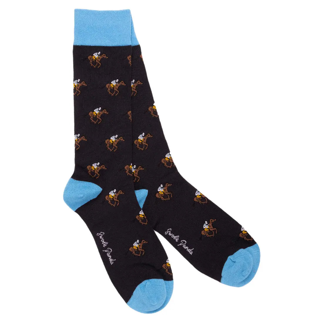 Racehorse Bamboo Socks Swole Panda