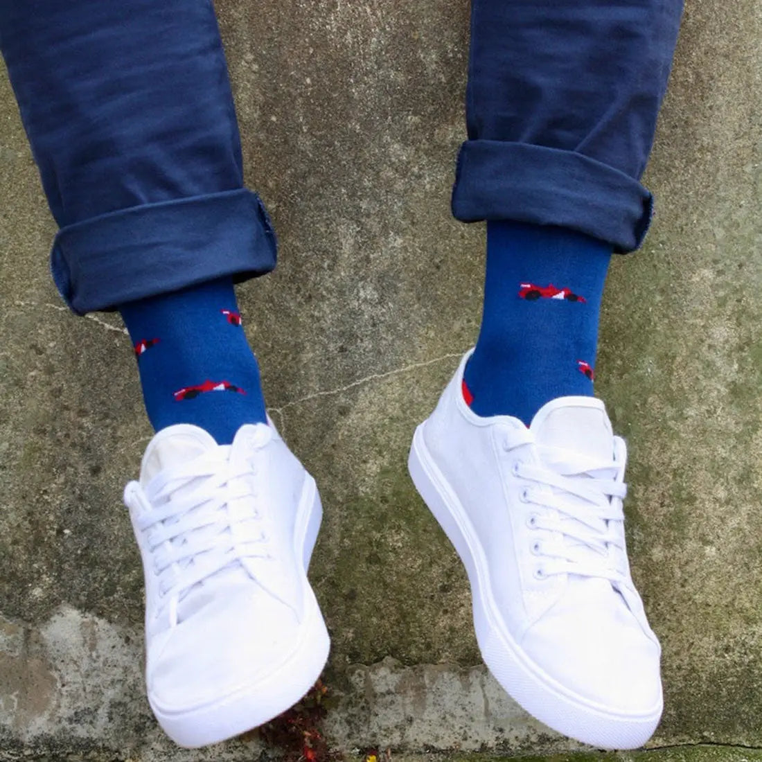 Racing Car Bamboo Socks Swole Panda