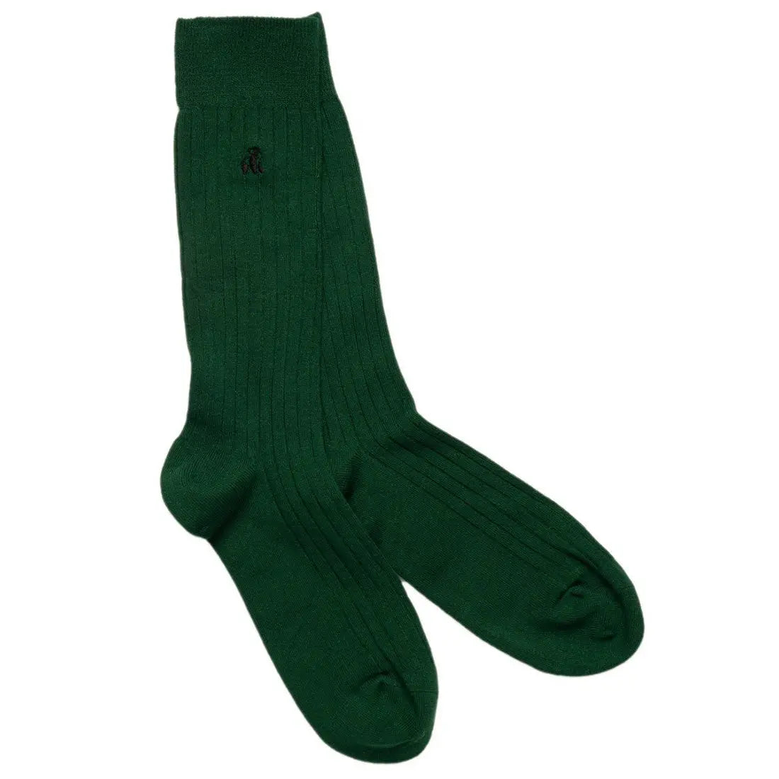 Racing Green Bamboo Socks Swole Panda