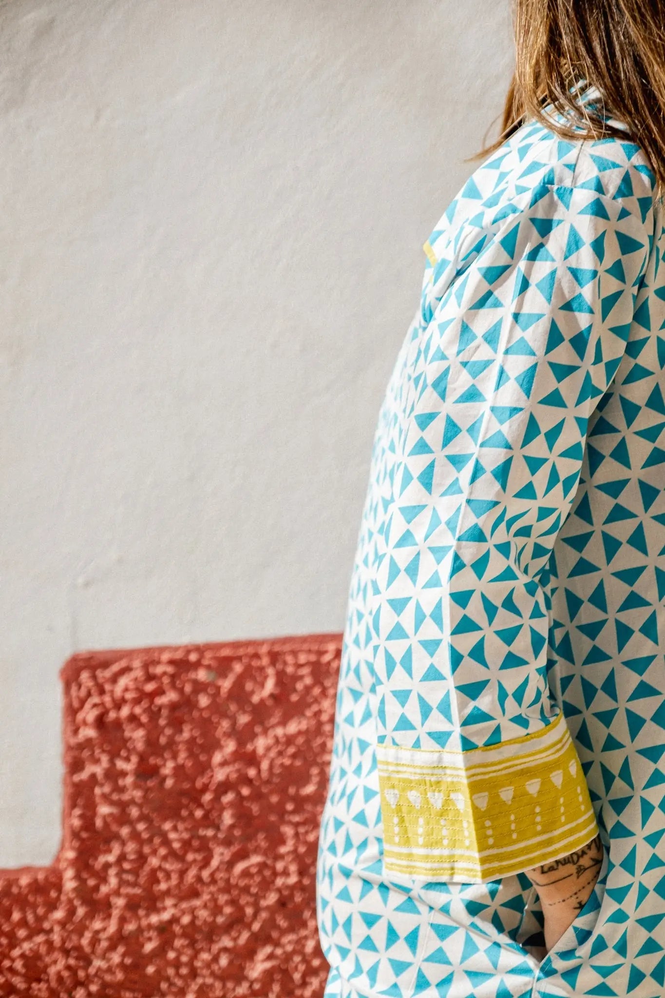 Raha Turquoise Kaftan Naree Clothing