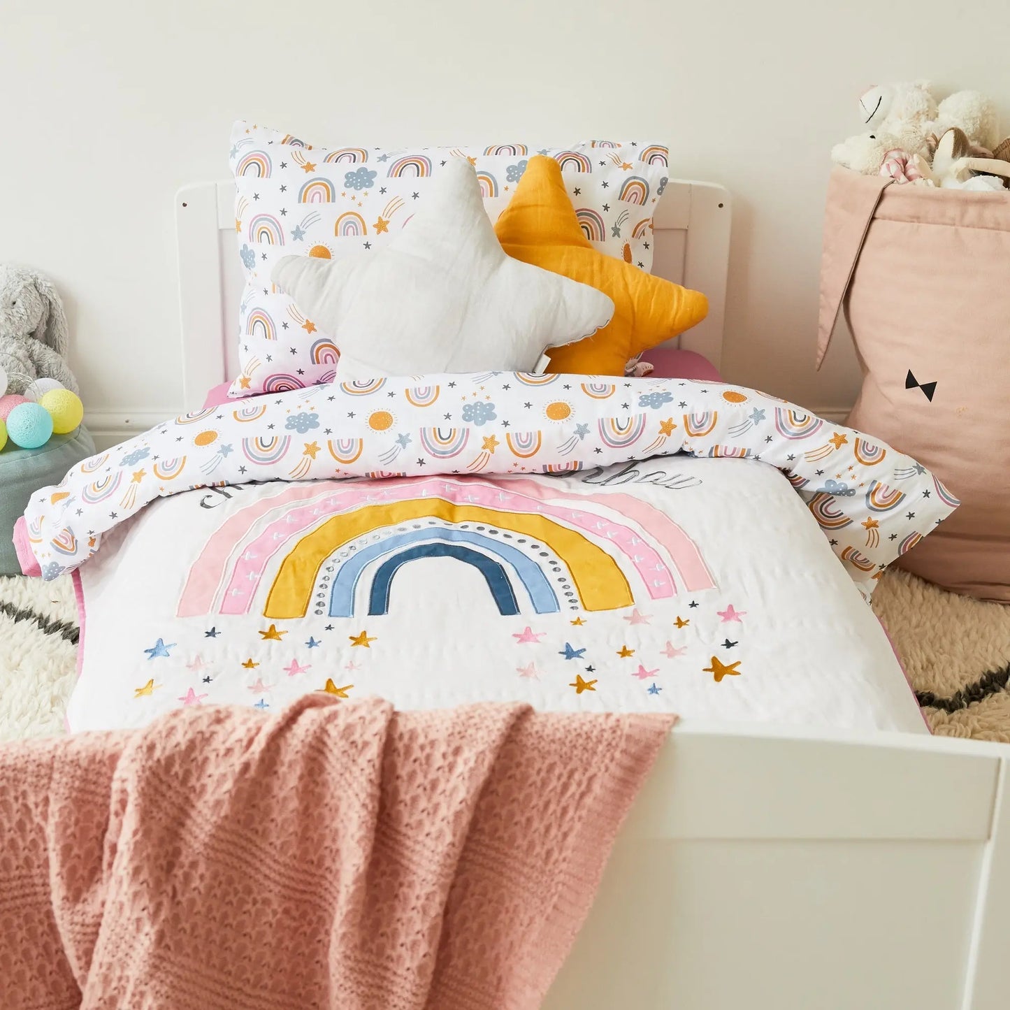 Rainbow Organic Cotton Quilt Kabode