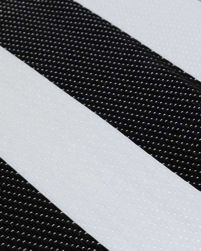 Rainbow Outdoor Rug Black & White | 1030 The Rugs