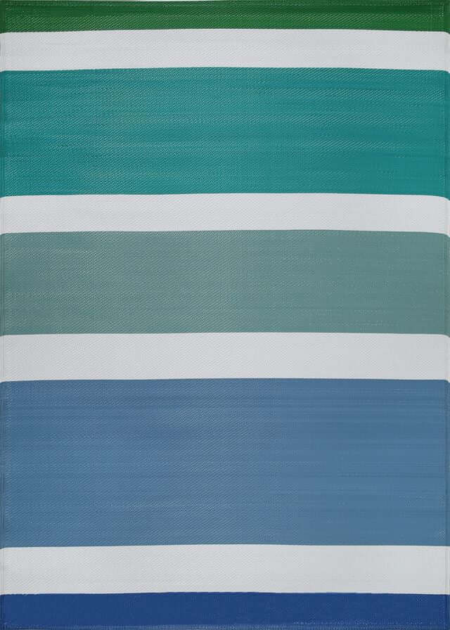 Rainbow Outdoor Rug Blue | 1030 The Rugs