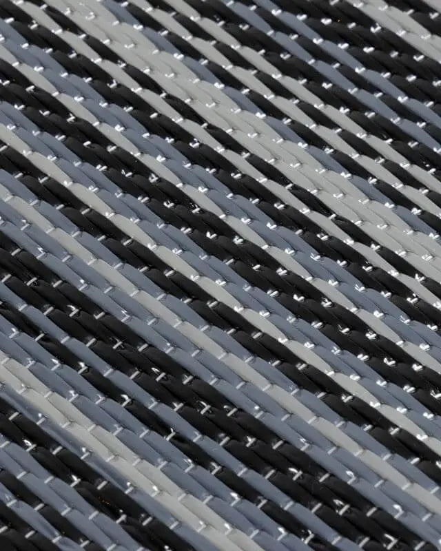 Rainbow Outdoor Rug Dark Grey | 1020 The Rugs