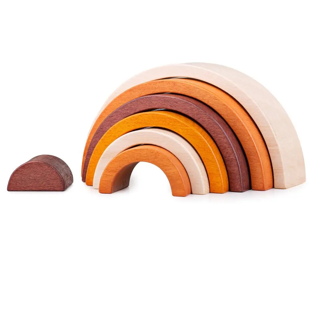 Rainbow Stacking Toy Toby Tiger