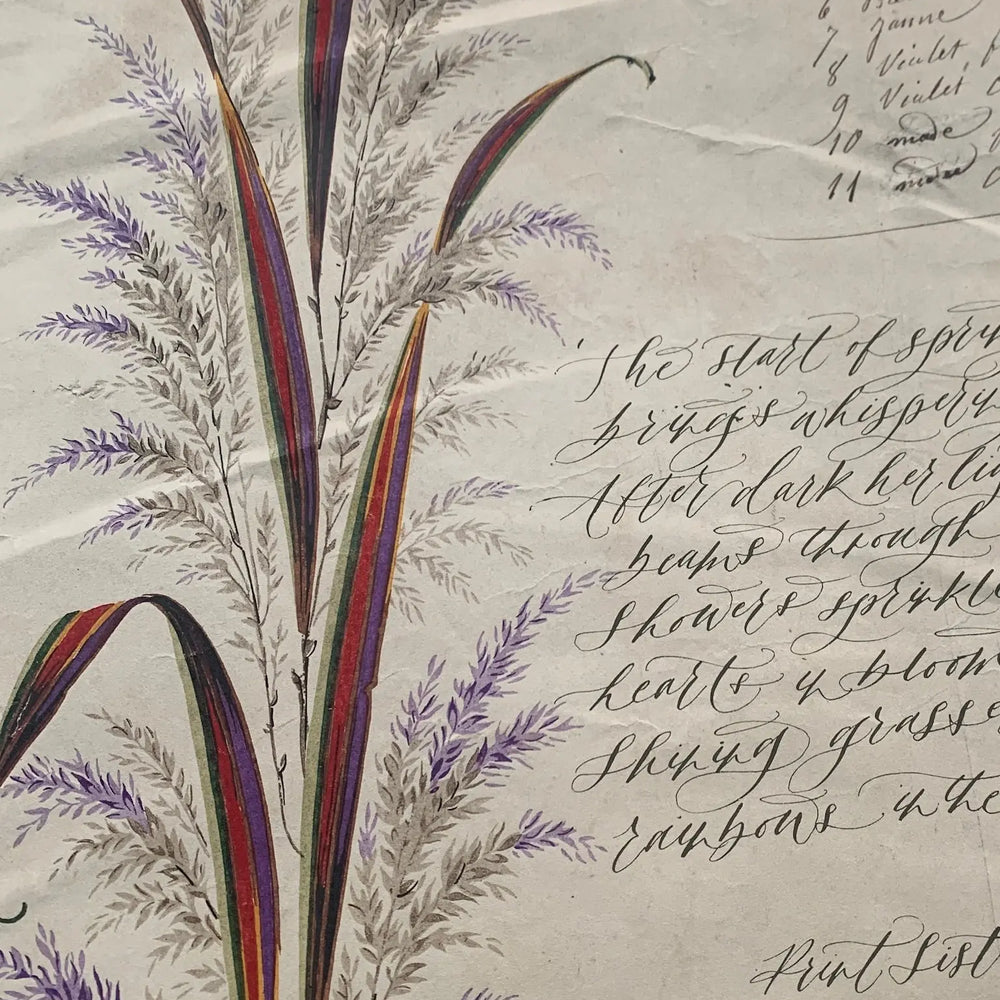 Rainbows in the Dew - The Originals - Calligraphy Collection Print Sisters