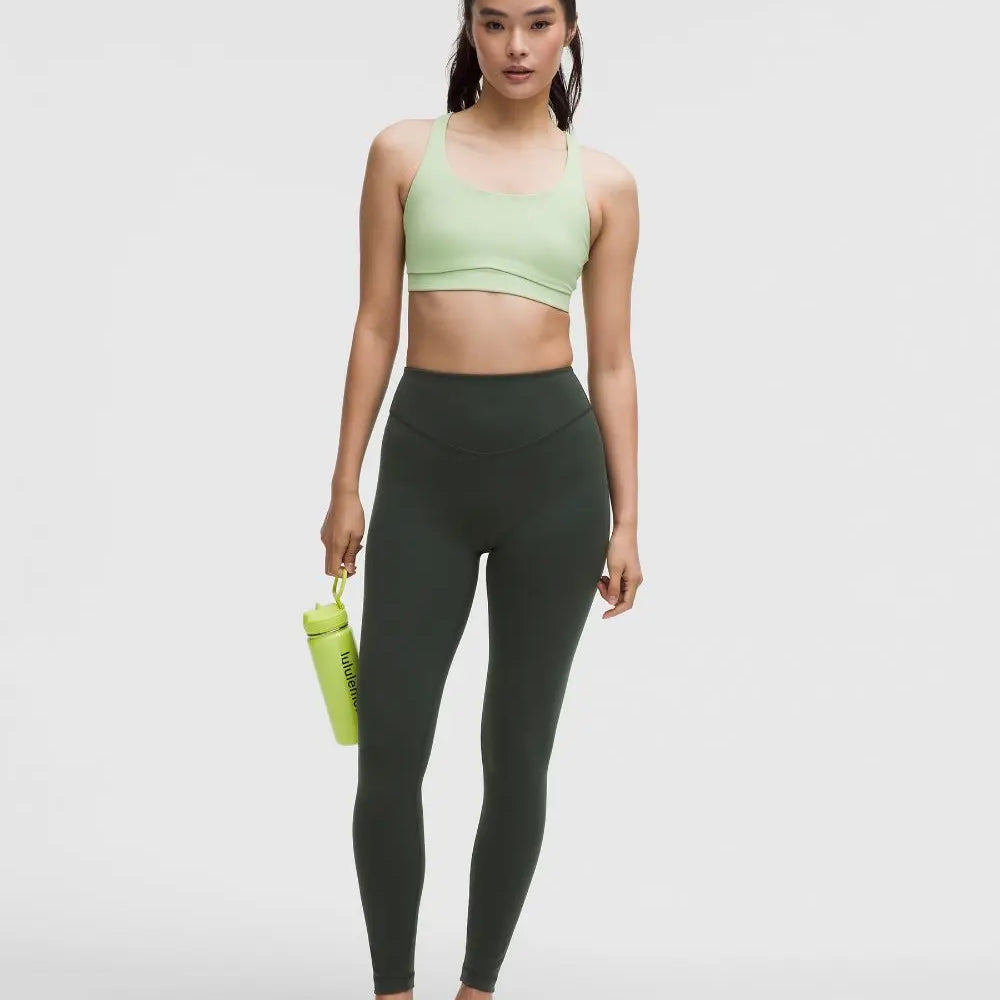Rainforest Green Women's Wunder Under SmoothCover High-Rise Tight 28" Lululemon