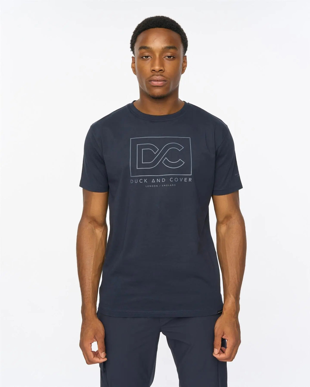 Rampmoore Heavy T-Shirt Navy Duck and Cover