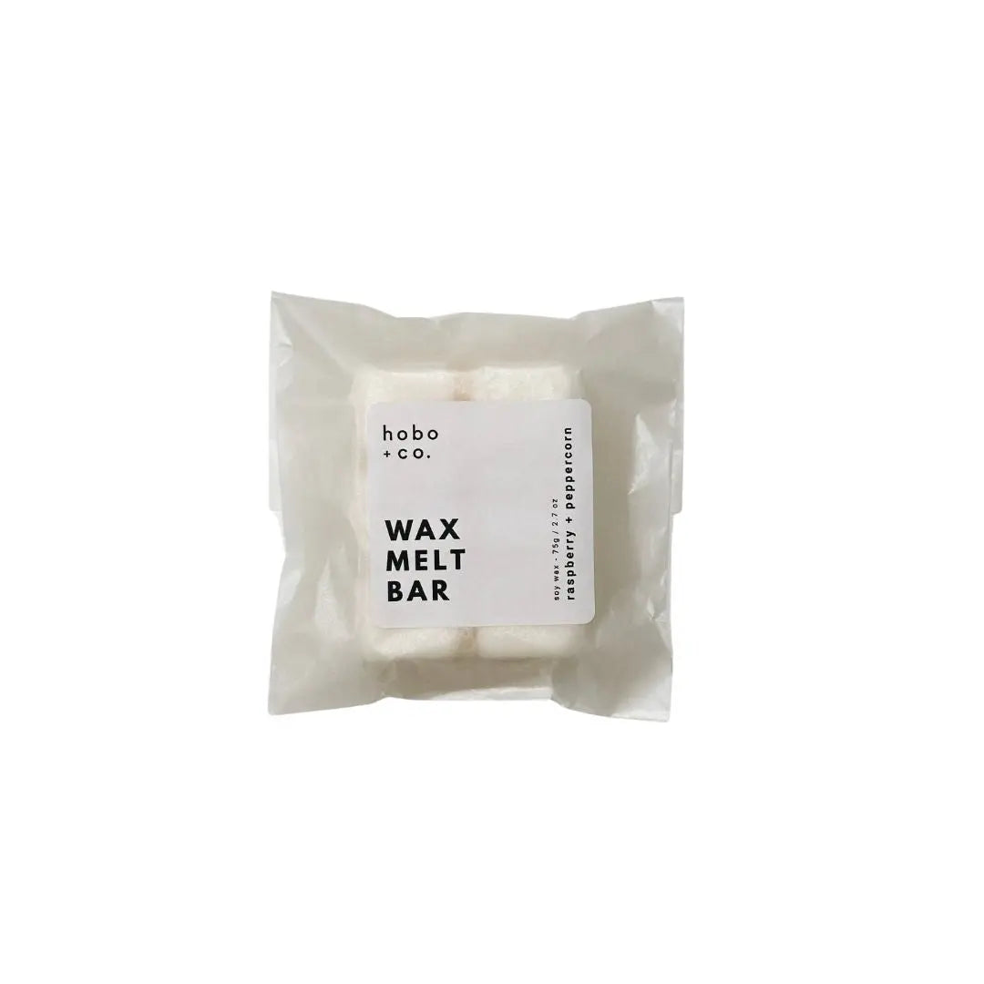 Raspberry + Peppercorn Wax Melt Bar hobo + co.