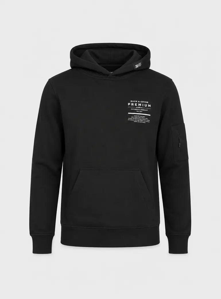 Rayland Hoodie Black Duck and Cover