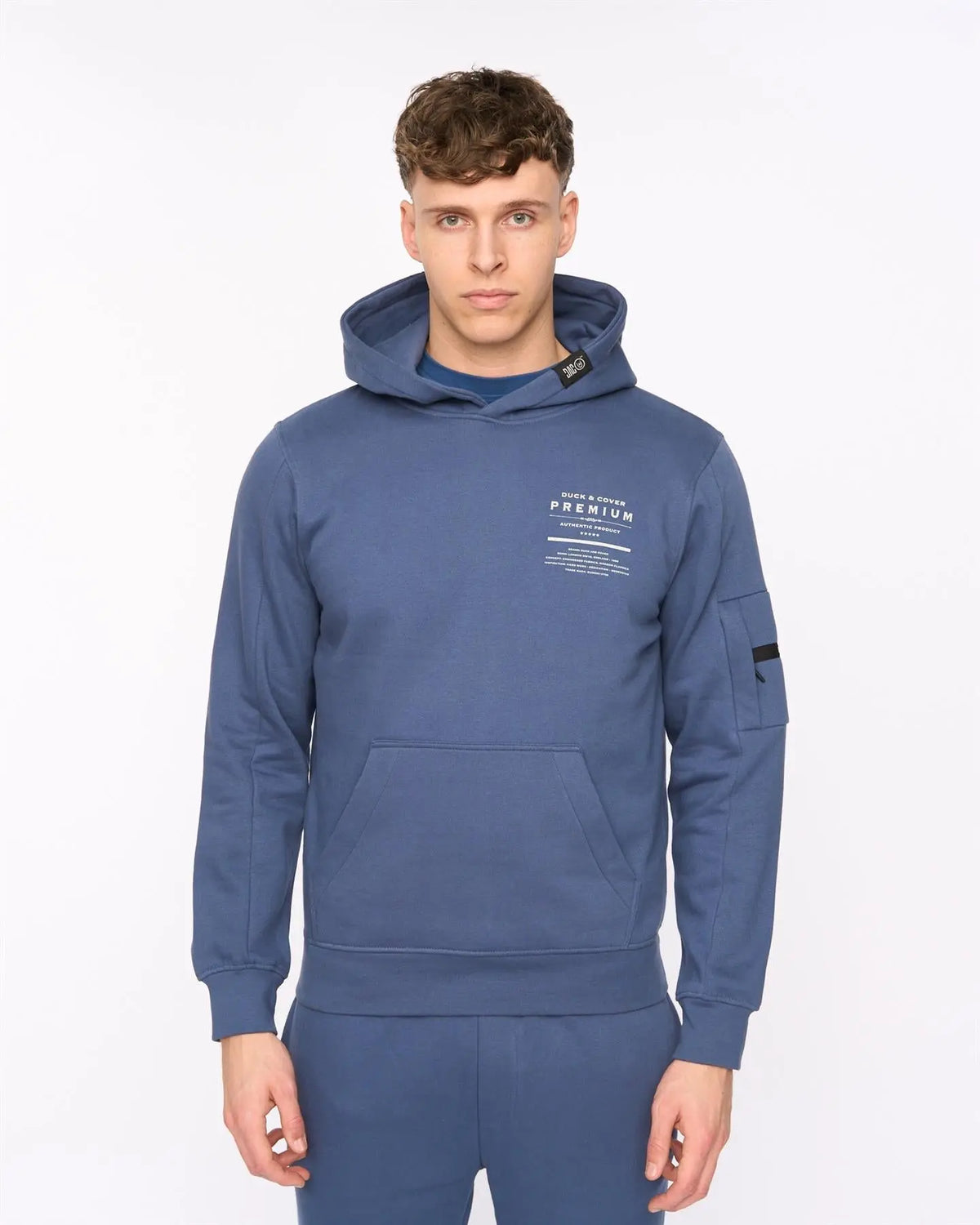 Rayland Hoodie Denim Blue Duck and Cover