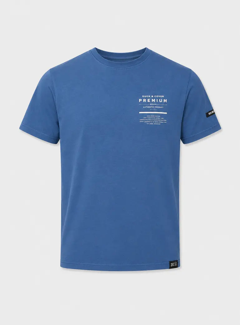Rayland T-Shirt Denim Blue Duck and Cover